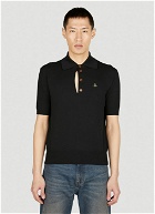 Vivienne Westwood - Ripped Polo Shirt in Black