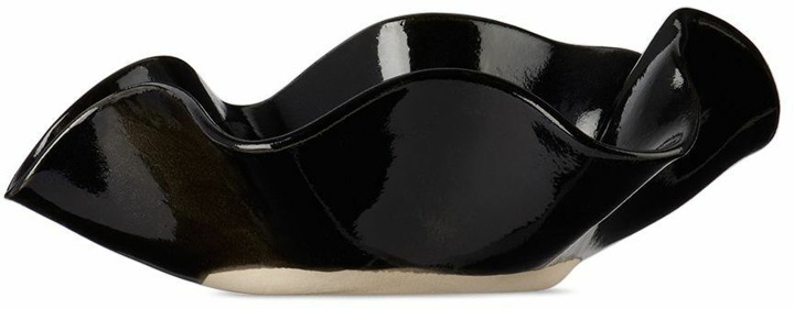 Photo: Jess Sellinger Ceramics Black Wave Candle Holder