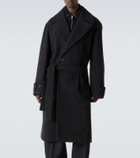 Lemaire Belted alpaca and wool overcoat