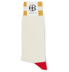 Connolly - Goodwood Striped Cotton Socks - Neutrals
