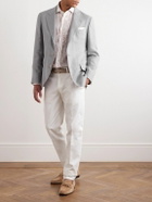 Brunello Cucinelli - Slimn-Fit Linen Suit Jacket - Gray