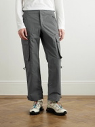 SAIF UD DEEN - Straight-Leg Nylon Trousers - Gray