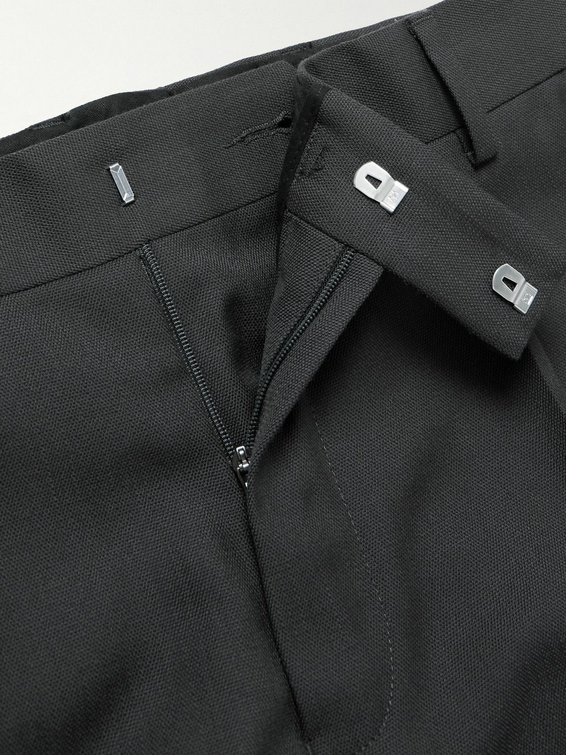 Mr P. - Straight-Leg Pleated Twill Suit Trousers - Gray