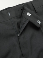 Mr P. - Straight-Leg Pleated Twill Suit Trousers - Gray