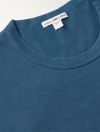 James Perse - Combed Cotton-Jersey T-Shirt - Blue