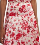 Isabel Marant Hilza floral jacquard maxi skirt