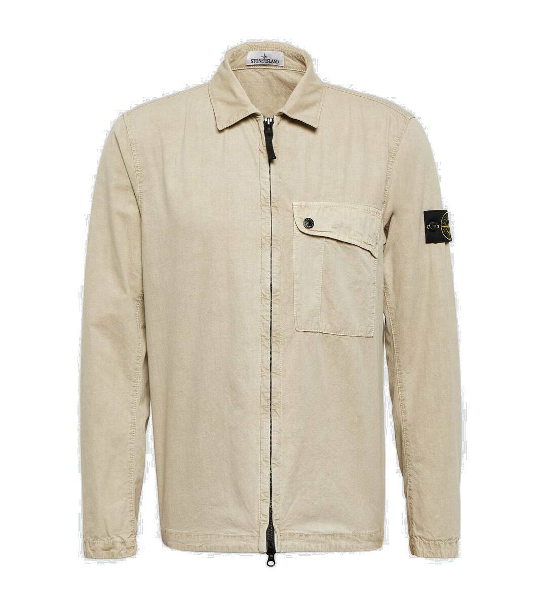 Stone island tela hot sale parachute overshirt