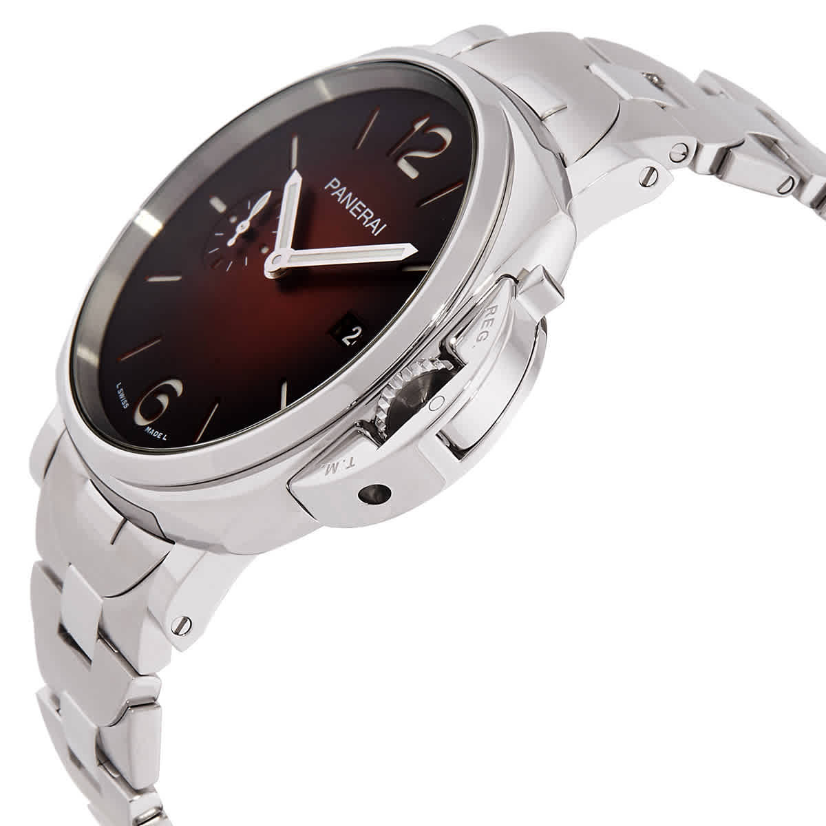 Panerai Luminor Due 42mm Burgundy Automatic Watch PAM01539