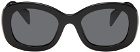 Prada Eyewear Black Round Sunglasses
