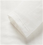 Barena - Tatara Striped Cotton-Piqué Henley T-Shirt - Men - White