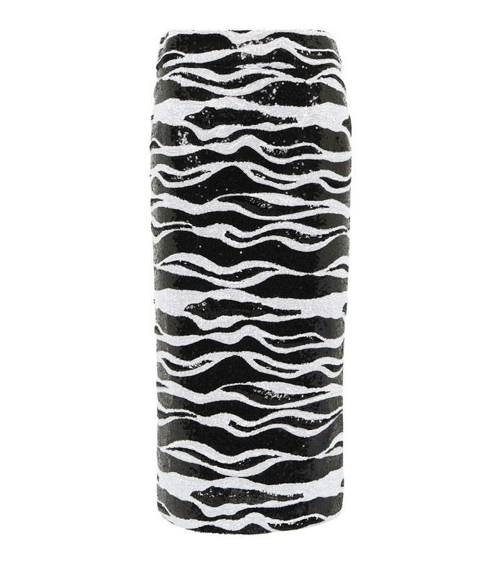 Photo: Dolce&Gabbana - Zebra-print sequined midi skirt