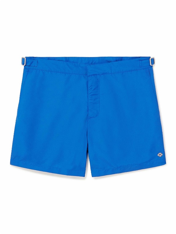 Photo: Loro Piana - Straight-Leg Mid-Length Swim Shorts - Blue