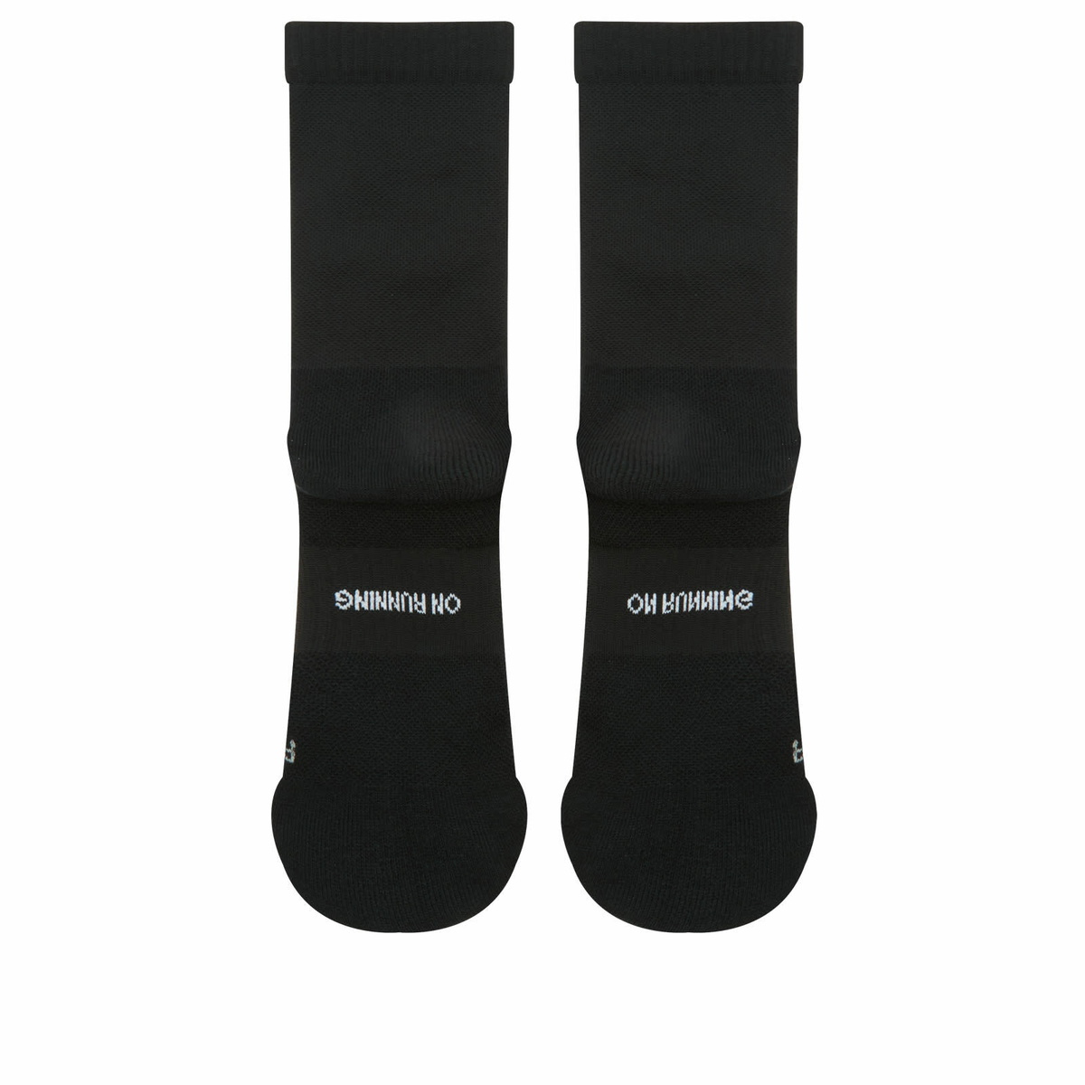 ON Core Run Sock High 2P in Black