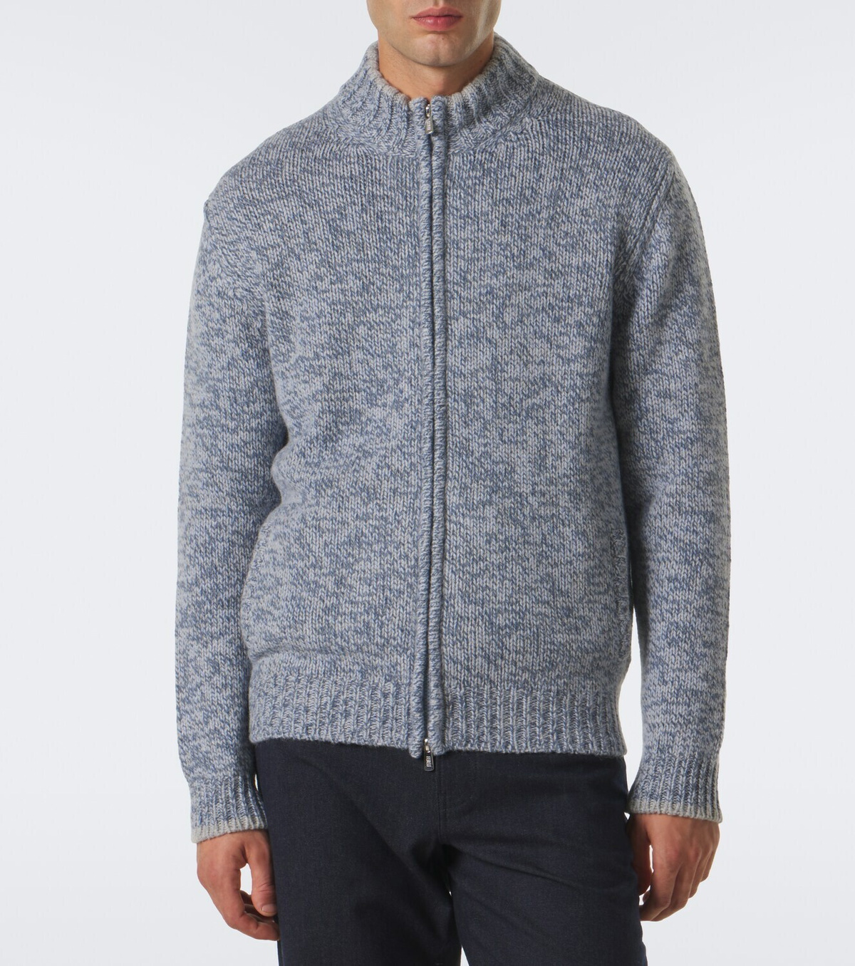 Fedeli Alpaca and wool cardigan