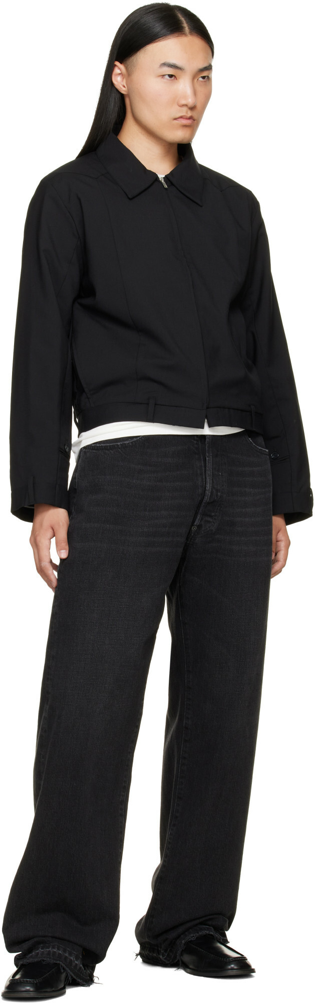 HODAKOVA Black Harrington Jacket