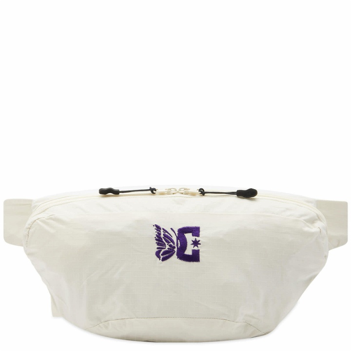 Photo: Needles Men's DC Poly Hip Bag in Ivory