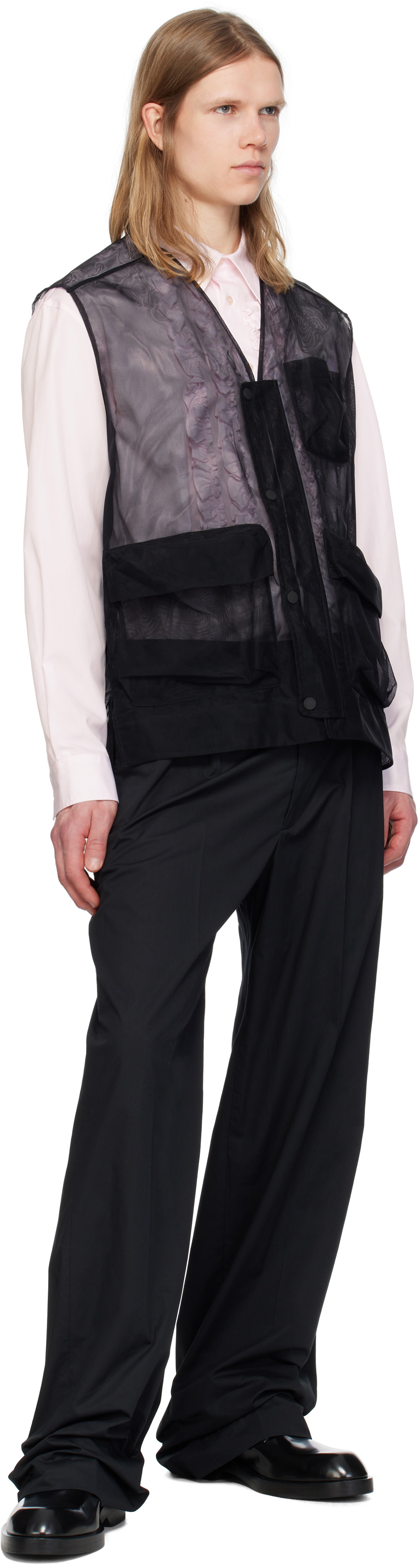 Simone Rocha Black Multi Pocket Utility Vest