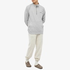 Calvin Klein Men's CK Underwear Logo Quarter Zip Sweat in Grey Heather