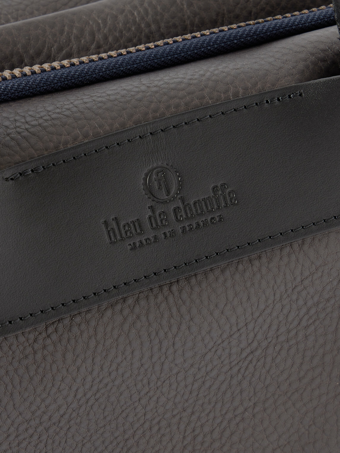 Bleu de Chauffe - Bowling Full-Grain Leather Weekend Bag