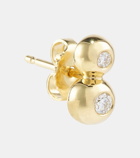 Melissa Kaye Audrey Small 18kt gold earrings with diamonds