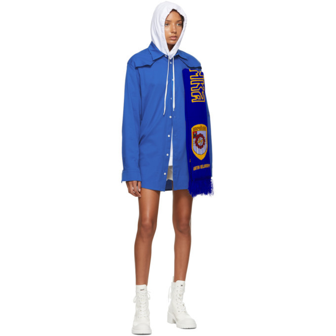 Anton Belinskiy Blue Cotton Shirt