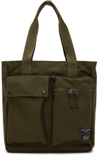 Comme des Garçons Homme Khaki Porter Edition Tote