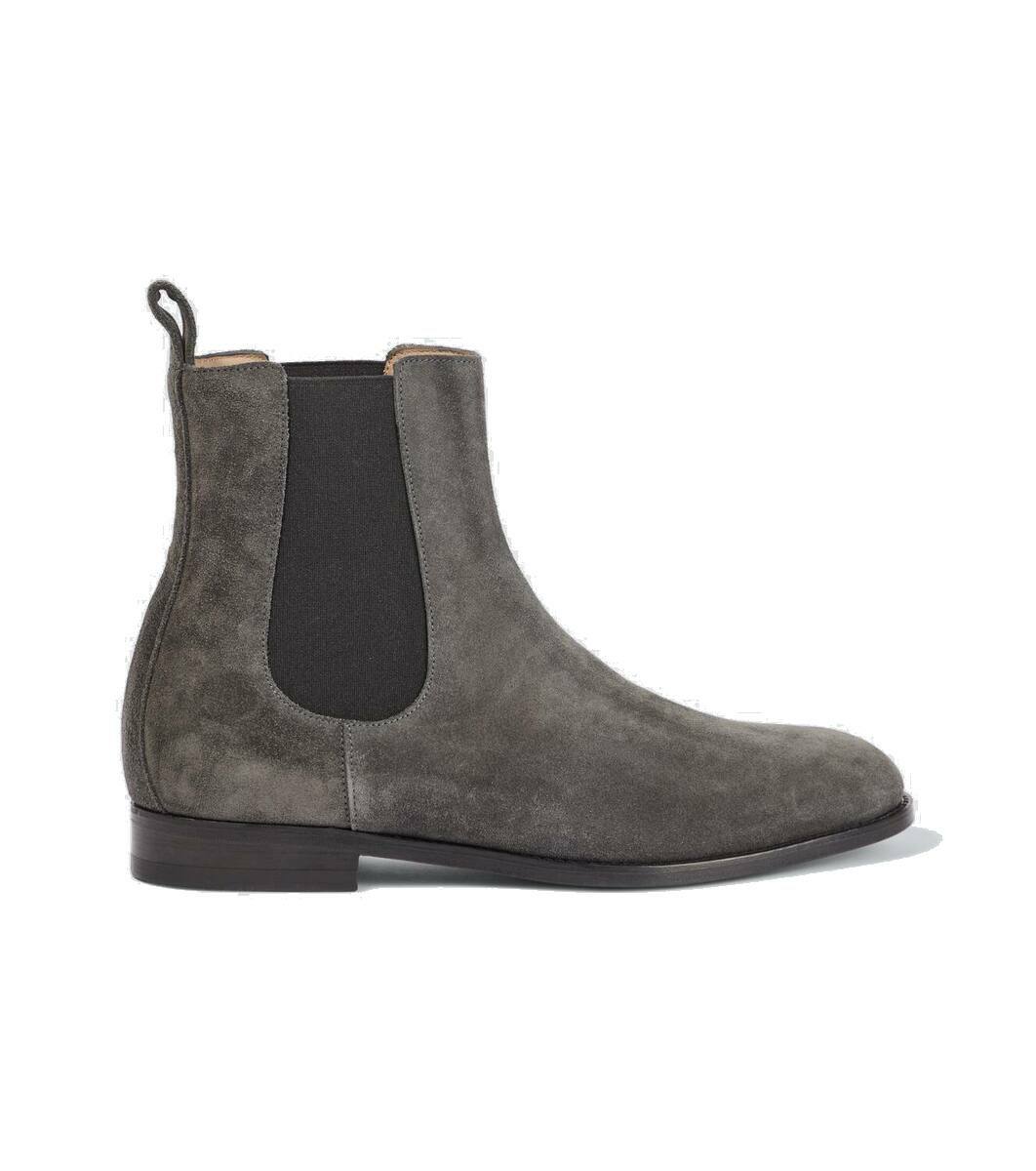 Manolo Blahnik Brompton suede Chelsea boots Manolo Blahnik