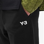 Y-3 Men's Graphic Cuffed Pant in Black