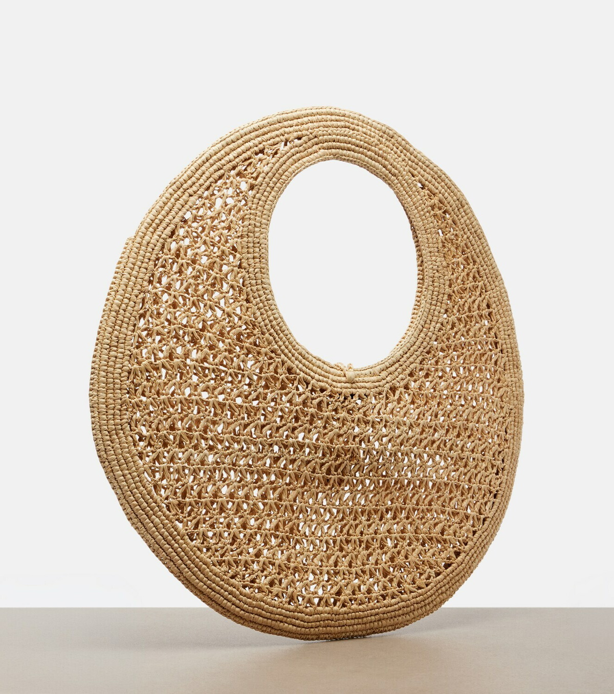 Jacquemus Spiaggia raffia top-handle bag
