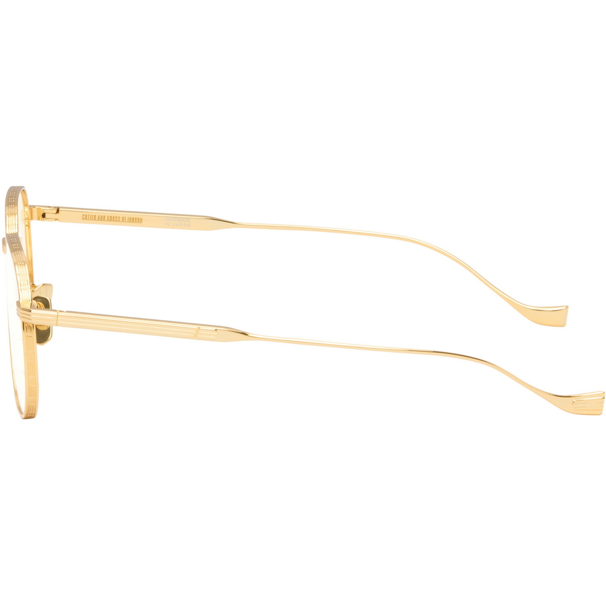 Cutler and Gross Gold Pembroke 1429 Aviator Optical Glsases