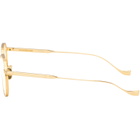 Cutler and Gross Gold Pembroke 1429 Aviator Optical Glsases