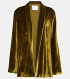 Galvan Julianne velvet blazer