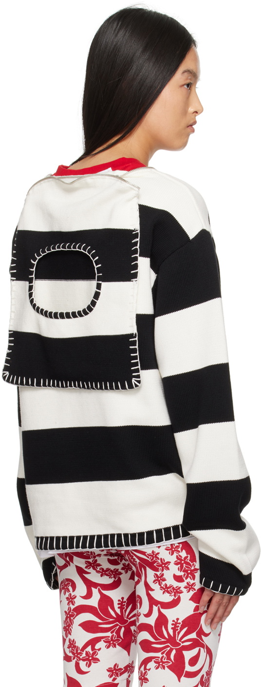 Charles Jeffrey LOVERBOY Black & White Boo Sweater