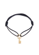 Aliita Llavecita Brillante Embellished Cord Bracelet - Dark Blue - One Size