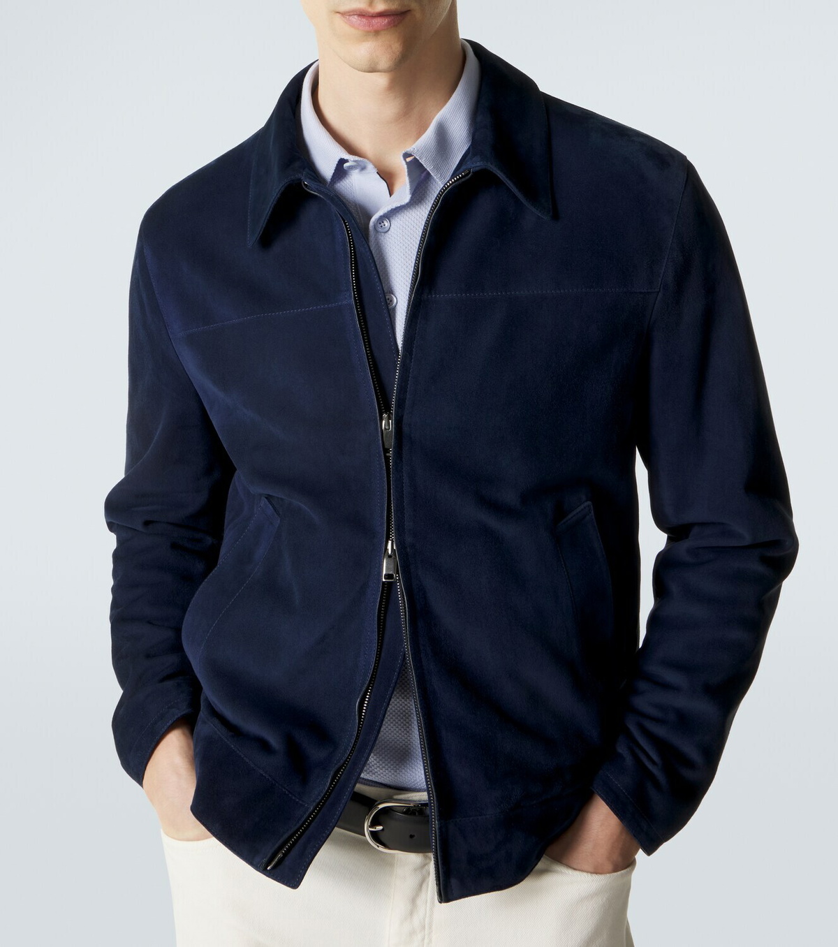 Brioni Suede blouson jacket