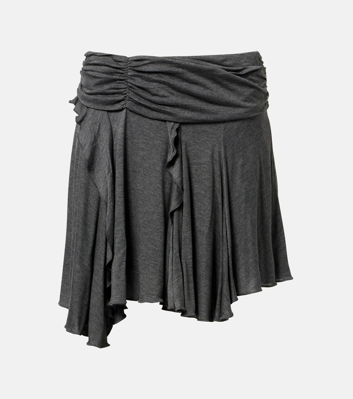 Marant Etoile Rosinda asymmetric draped miniskirt