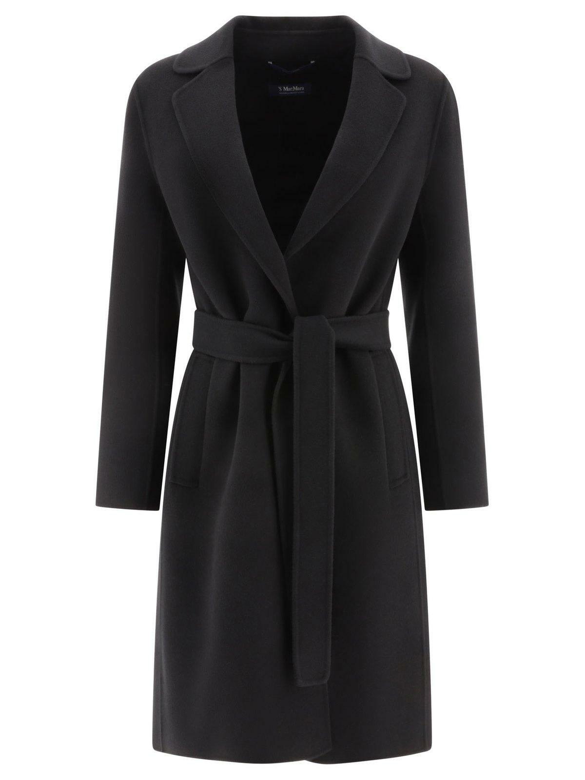 【送料 関税込】’S Max Mara Favola belted coat S Max Mara Favola belted virgin wool coat S Max Mara