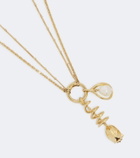 Chloé Chloé embellished pendant necklace