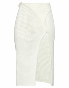 Andreādamo Womens Midi skirt Ivory