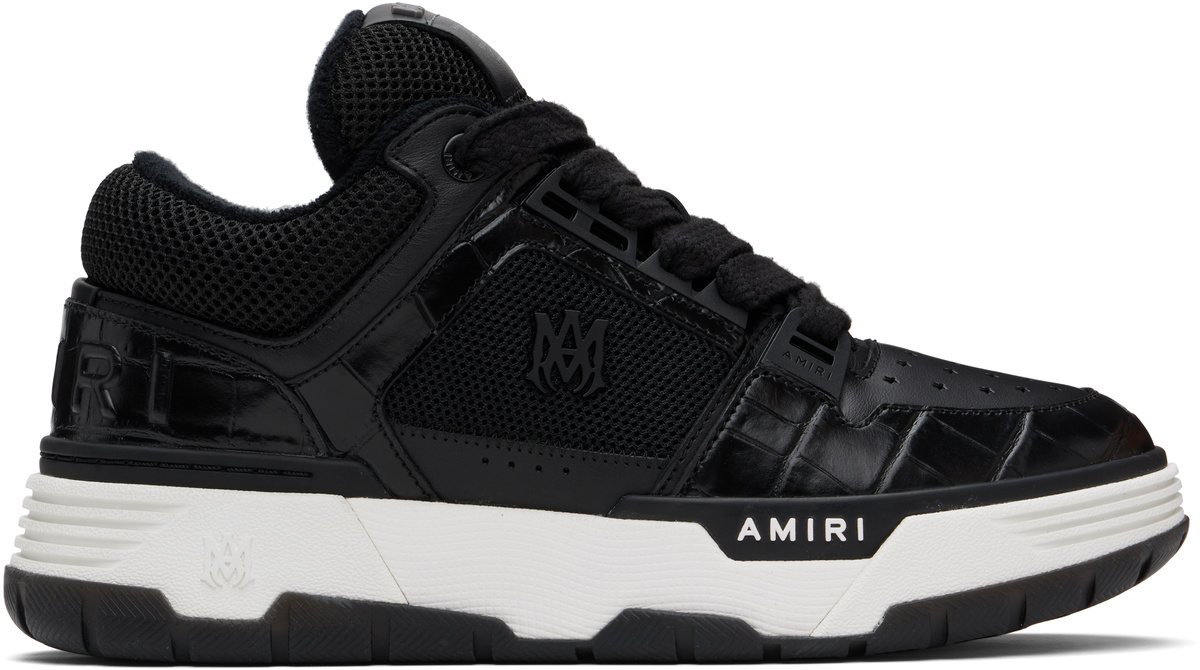 AMIRI Black Metallic MA-1 Sneakers Amiri