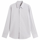 Carter Young Men's Business Shirt in Lavender Stripe