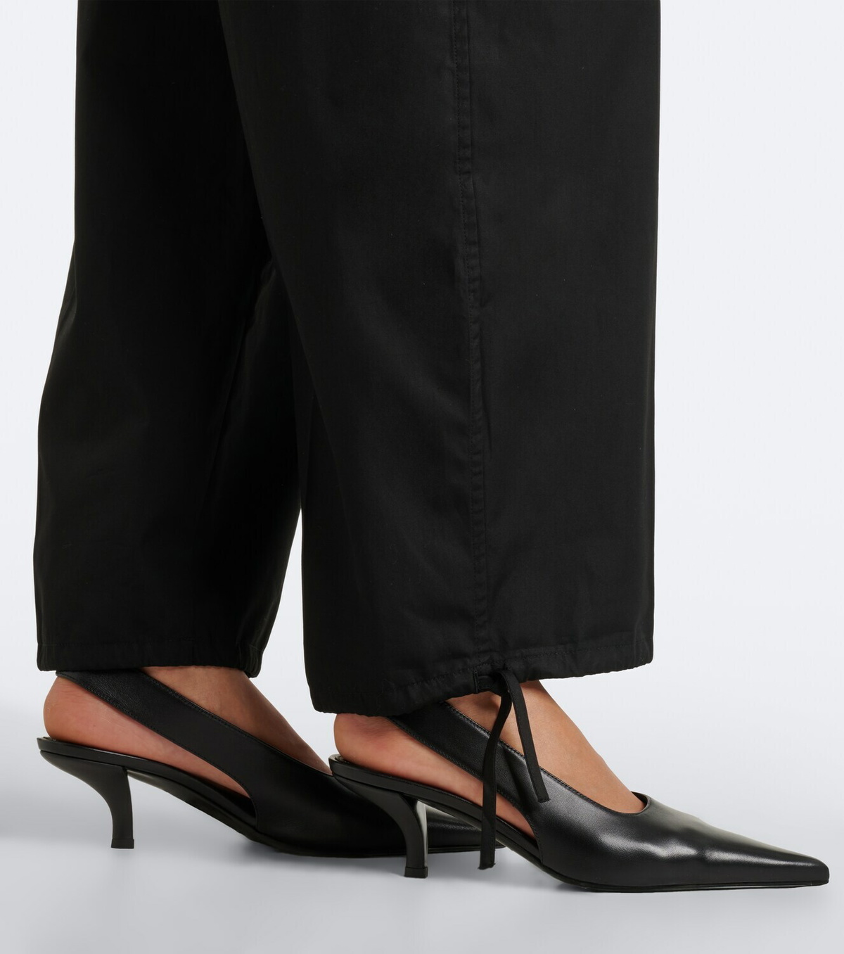 Toteme Leather slingback pumps