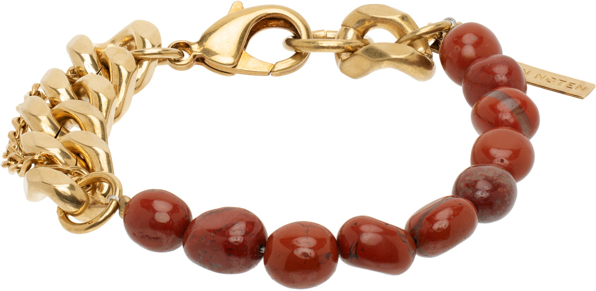 COGCHARGER 3.28ft Natural Gemstone Chain - DIY Mixed Stone Bead Strand For Bracelets, Necklaces & Earring Making With Brass Eye Pins
