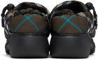 Burberry Brown Check Nylon Pillow Loafers