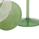 HAY Tint Wine Glass - Set of 2 in Clear/Jade Light/Dark Green 