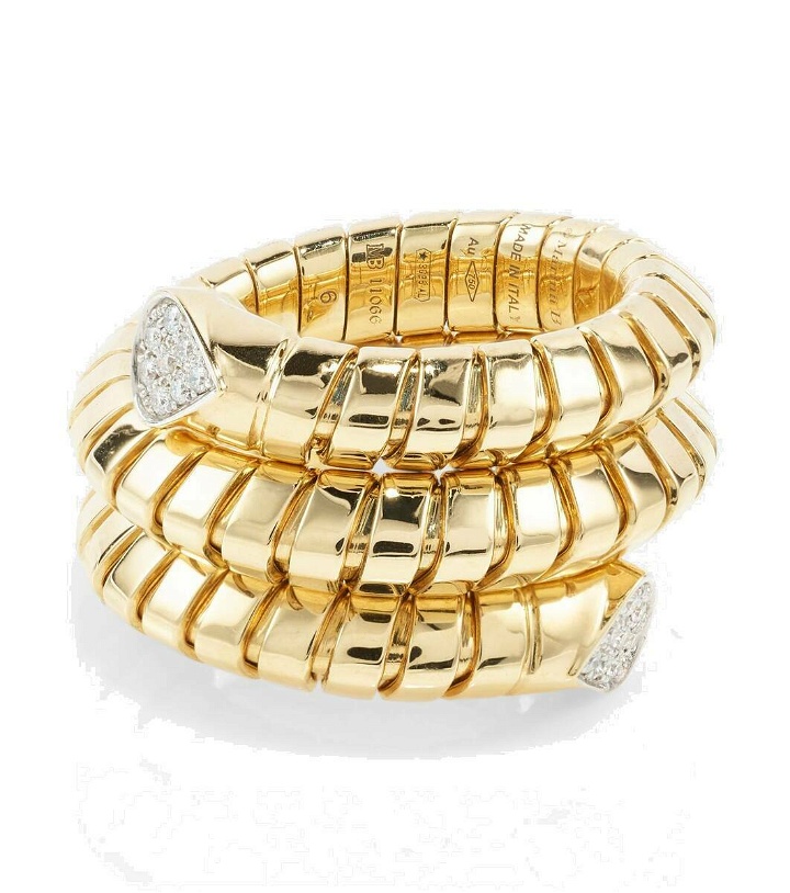 Photo: Marina B Trisola 18kt gold ring with diamonds