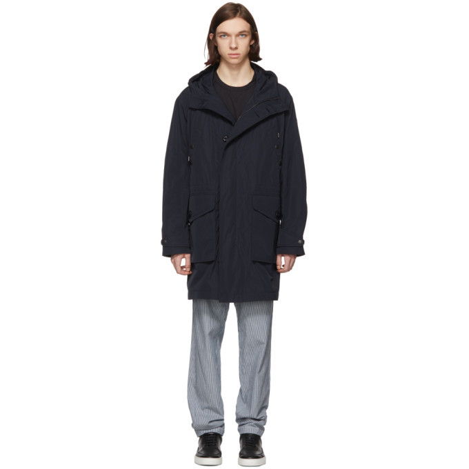 Photo: Moncler Navy Guiers Coat