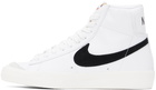 Nike White & Black Blazer Mid '77 Vintage Sneakers