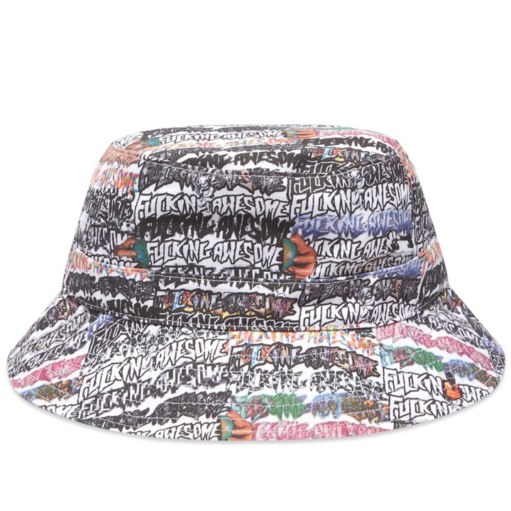 Photo: Fucking Awesome Sticker Logo Bucket Hat