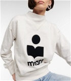Marant Etoile Moby mélange-knit cotton-blend sweater
